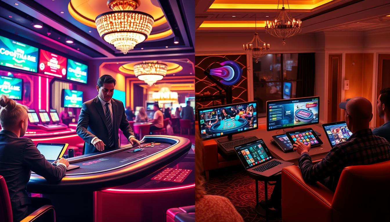 Perbedaan Casino Online Live dan Casino Online Virtual